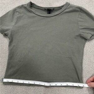 Olive Green Crop Top⭐️